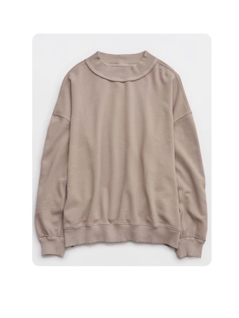 Aerie mock neck alumni sweatshirt